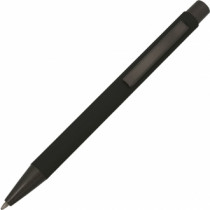 Długopis metalowy aluminiowy soft touch - czarny
